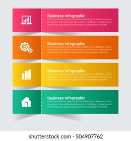 Vector illustration infographics. Infographics for workflow layout, banner, diagram.Beautiful infographics for web design.