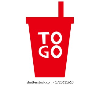 Vector illustration to inform you that you can take home . Take out