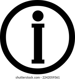 vector illustration of information icon