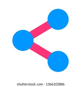 Vector illustration of information sharing & network concept. 