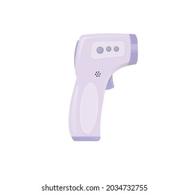 Ilustración vectorial de una pistola infrarroja de termómetro