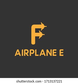 ilustración vectorial diseño del logotipo de viaje color naranja