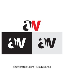 ilustración vectorial Letra inicial con un logotipo circular lineal minúscula rojo negro sobre un estilo plano.