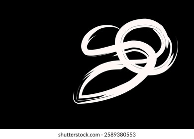 vector illustration SO initial signature logo. Hand drawn calligraphy letter SO