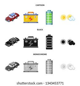 Vector illustration of innovation and technology  icon. Set of innovation and nature  stock vector illustration.
