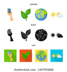 Vector illustration of innovation and technology  icon. Set of innovation and nature  stock vector illustration.