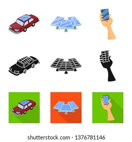 Vector illustration of innovation and technology  icon. Collection of innovation and nature  stock symbol for web.