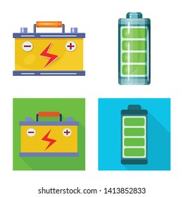 Vector illustration of innovation and technology  icon. Collection of innovation and nature  stock symbol for web.