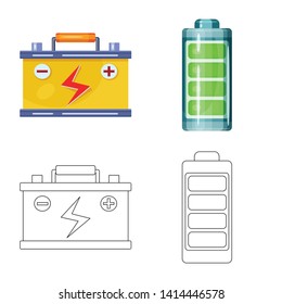 Vector illustration of innovation and technology  icon. Collection of innovation and nature  stock symbol for web.