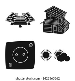 Vector illustration of innovation and technology icon. Collection of innovation and nature vector icon for stock.
