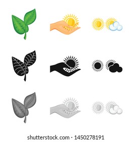 Vector illustration of innovation and technology icon. Collection of innovation and nature vector icon for stock.