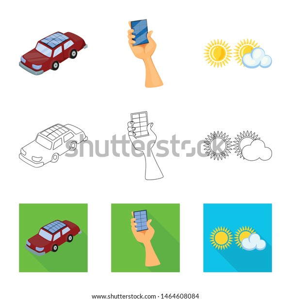 Vector illustration of\
innovation and technology icon. Set of innovation and nature vector\
icon for stock.