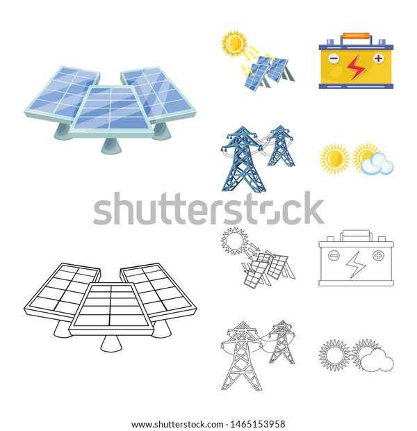 Vector illustration\
of innovation and technology logo. Set of innovation and nature\
stock vector\
illustration.