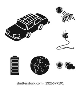 Vector illustration of innovation and technology sign. Collection of innovation and nature  stock symbol for web.