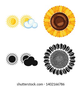 Vector illustration of innovation and technology  symbol. Set of innovation and nature  stock symbol for web.