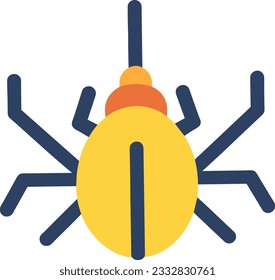 ilustración vectorial de la caricatura de insectos