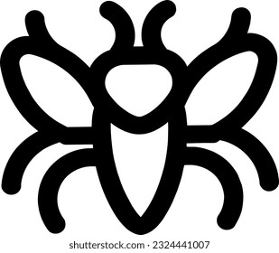 vector illustration of insect icon