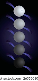 Vector illustration inspired by Abstract Boll design