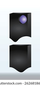 Vector illustration inspired by four-sided shape design