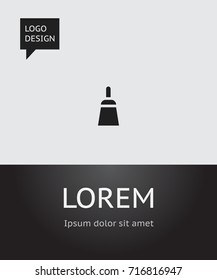 Vector Illustration Of Instrument Symbol On Putty Knife Icon. Premium Quality Isolated Chisel Scraper Element In Trendy Flat Style.
