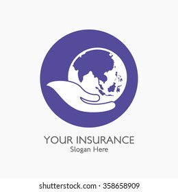 Vector Illustration of Insurance Logo. 