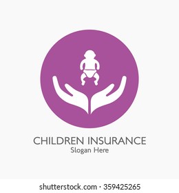 Vector Illustration of Insurance Logo. Insurance concept.