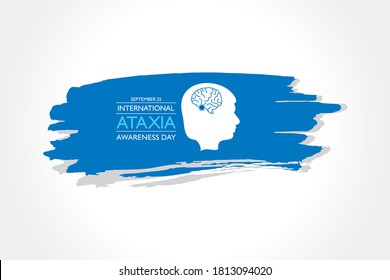 Vector illustration of International Ataxia Awareness Day observed on September 25 