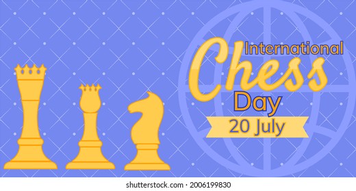 Vector Illustration of International Chess Day