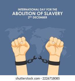 Vector illustration of International Day for the Abolition of Slavery