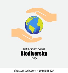 vector illustration for international day for biological diversity 