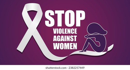 Vector illustration for International Day for the Elimination of Violence Against Women