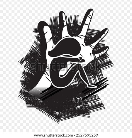 Vector illustration of International Day for the Elimination of Violence Against Women concept element