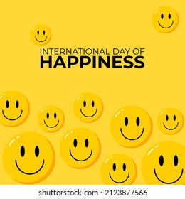 Vector illustration for International day of Happiness