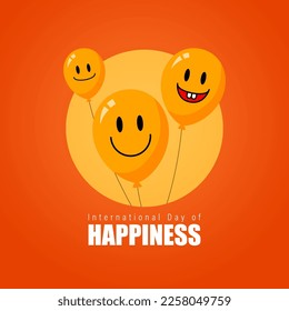 Vector illustration for International day of Happiness
