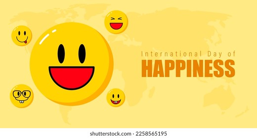 Vector illustration for International day of Happiness
