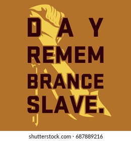 Vector illustration of International Day for the Remembrance of the Slave Trade and Its Abolition 