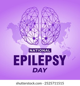 Vector illustration International Epilepsy Day. Vector eps 10