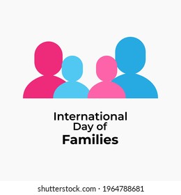 Vector illustration for International family day