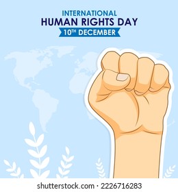 Vector illustration for International Human Rights day banner