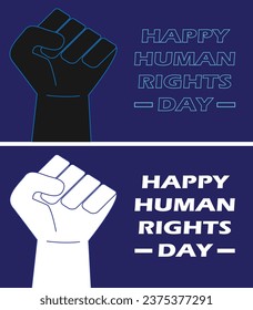 Vector Illustration of International Human Rights Day Background.Premium abstract vector design.December 10 Event.