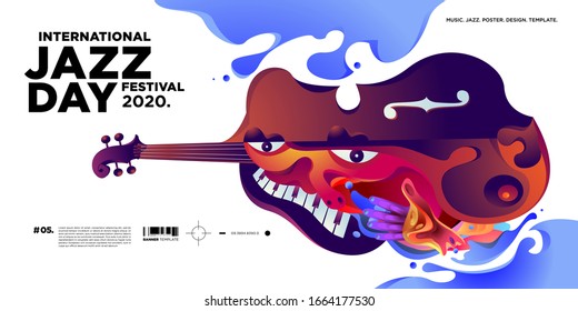 Vector illustration of international jazz day for banner, poster, and event promotion.
