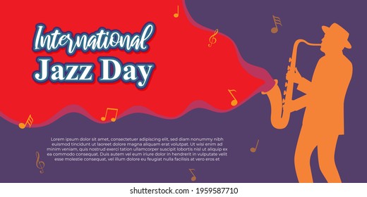 vector illustration for international jazz day