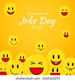 Vector Illustration For International Joke Day.