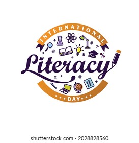 Vector illustration of International Literacy Day illustration