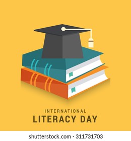 Vector Illustration Of International Literacy Day.