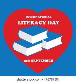 Vector illustration of International Literacy Day.