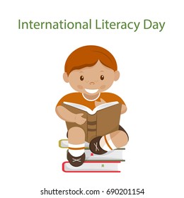 Vector illustration of International Literacy Day.Stock vector.