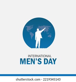 Vector Illustration of International Men's Day. Simple and Elegant Design