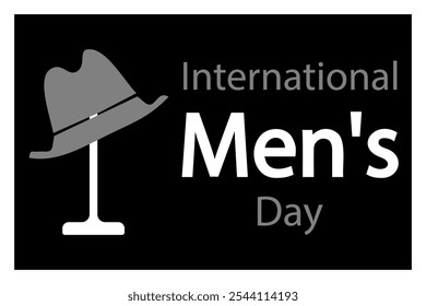 Vector illustration of International Men's Day. International men's day creative banner. Template design For poster, social media post, postcard, background