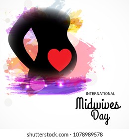 Vector illustration for International Midwives Day.